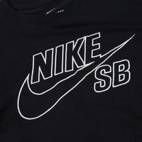 Nike SB Embroidered Logo T-Shirt - Black / White thumbnail