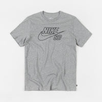 Nike SB Embroidered Logo T-Shirt - Dark Grey Heather / Black thumbnail