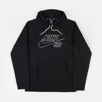 Nike SB Embroidery Hoodie - Black / Summit White thumbnail