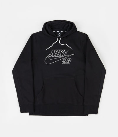 Nike SB Embroidery Hoodie - Black / Summit White