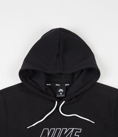 Nike SB Embroidery Hoodie - Black / Summit White