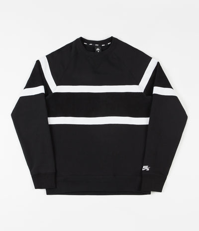 Nike SB Everett Crewneck Sweatshirt - Black / Black / White / White