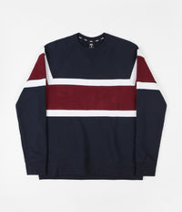 Nike SB Everett Crewneck Sweatshirt - Dark Obsidian / Team Red / Dark Obsidian