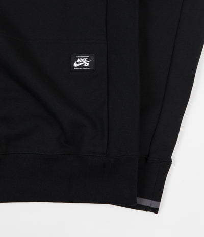 Nike SB Everett Mockneck Jacket - Black / Dark Grey / Dark Grey