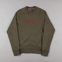 Nike SB Everett Reveal Crewneck Sweatshirt - Cargo Khaki / Dark Cayenne thumbnail