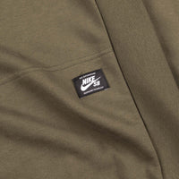 Nike SB Everett Reveal Crewneck Sweatshirt - Cargo Khaki / Dark Cayenne thumbnail