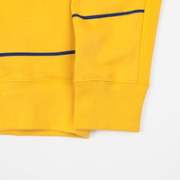 Nike SB Everett Stripe Crewneck Sweatshirt - Yellow Ochre / Obsidian thumbnail