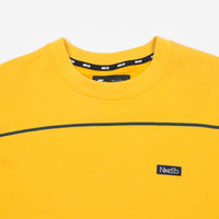 Nike SB Everett Stripe Crewneck Sweatshirt - Yellow Ochre / Obsidian thumbnail
