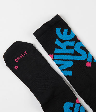 Nike SB Everyday Max Lightweight Crew Socks (3 Pair) - Black / Multicolour