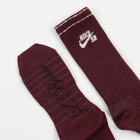 Burgundy nike socks Outlet