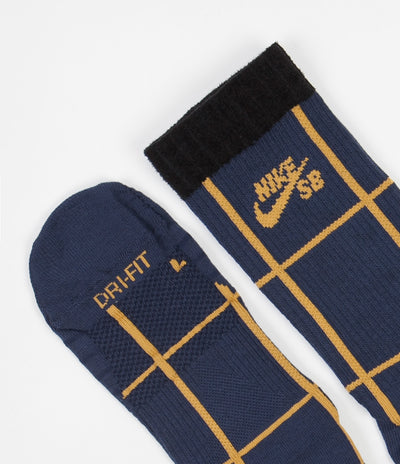 Nike SB Everyday Max Lightweight Crew Socks (3 Pair) - Green / Multicolour