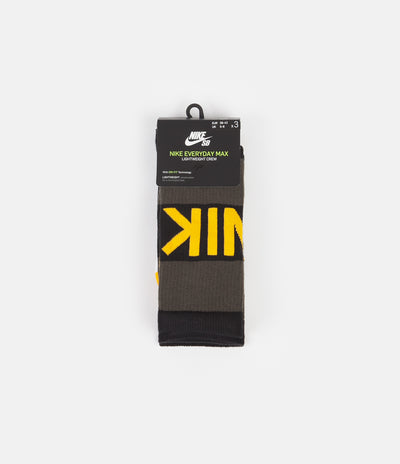 Nike SB Everyday Max Lightweight Crew Socks (3 Pair) - Multicolour / White