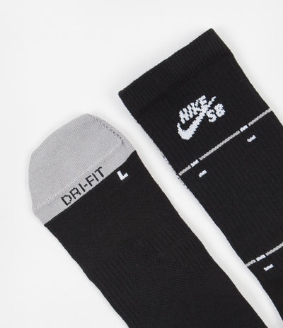 Nike SB Everyday Max Lightweight Crew Socks (3 Pair) - Orange / Multicolour