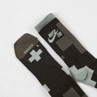 Nike SB Everyday Max Lightweight Crew Socks (3 Pair) - Green thumbnail