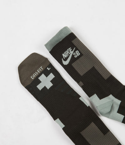 Nike SB Everyday Max Lightweight Crew Socks (3 Pair) - Green
