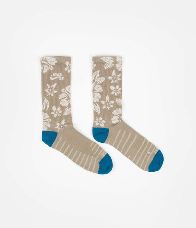 Nike SB Everyday Max Lightweight Socks - Khaki / Nep Graphic 1