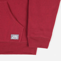 Nike SB Fleece Hoodie - Pomegranate / Sail / White thumbnail