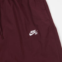 Nike SB Flex Sweatpants - Burgundy Crush / White thumbnail