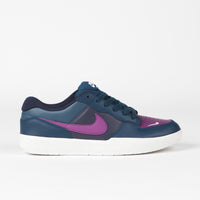 Nike SB Force 58 Premium Shoes - Obsidian / Viotech - Midnight Turquoise - Phantom thumbnail