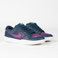 Nike SB Force 58 Premium Shoes - Obsidian / Viotech - Midnight Turquoise - Phantom thumbnail