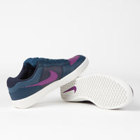 Nike SB Force 58 Premium Shoes - Obsidian / Viotech - Midnight Turquoise - Phantom thumbnail
