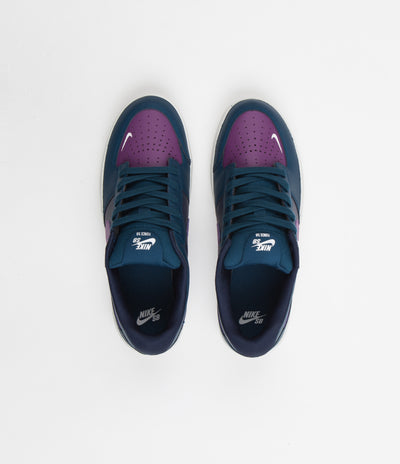 Nike SB Force 58 Premium Shoes - Obsidian / Viotech - Midnight Turquoise - Phantom