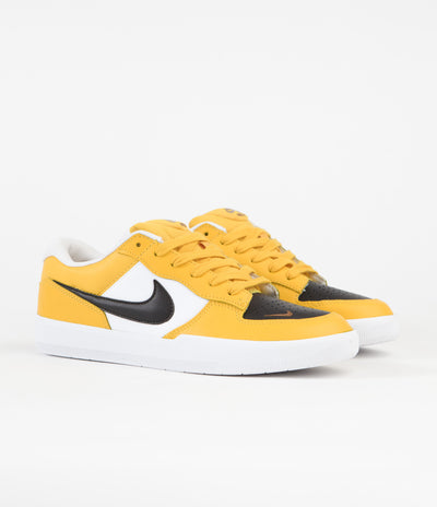 Nike SB Force 58 Premium Shoes - University Gold / Black - White - Pecan