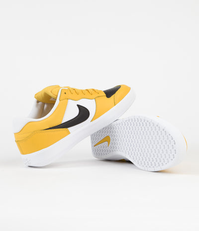 Nike SB Force 58 Premium Shoes - University Gold / Black - White - Pecan