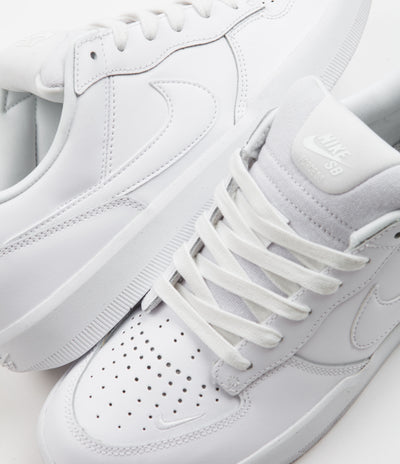 Nike SB Force 58 Premium Shoes - White / White - White - White