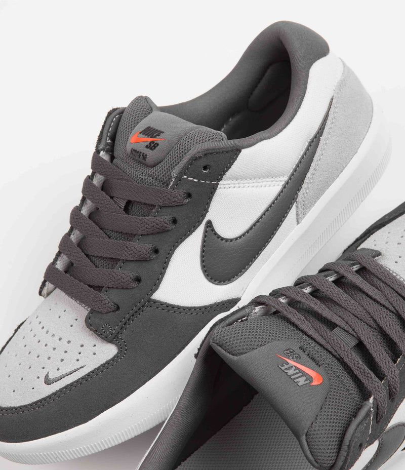 Nike SB Force 58 Shoes - Dark Grey / Dark Grey - White - Wolf Grey ...