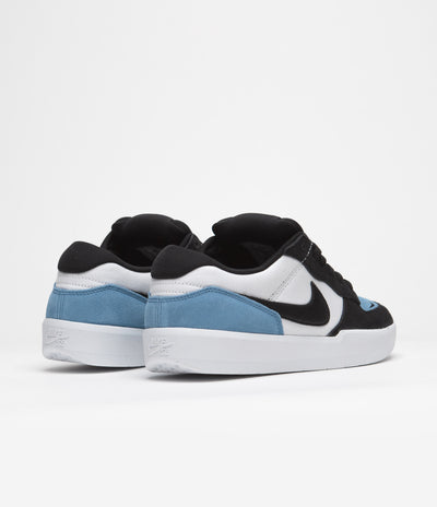 Nike SB Force 58 Shoes - Dutch Blue / Black - White