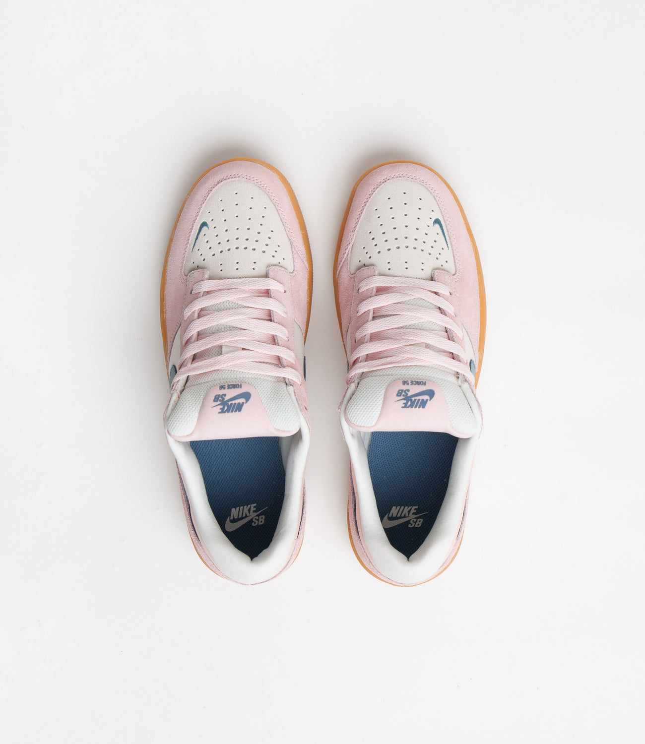 Nike SB Force 58 Shoes Pink Bloom Mineral Teal Phantom