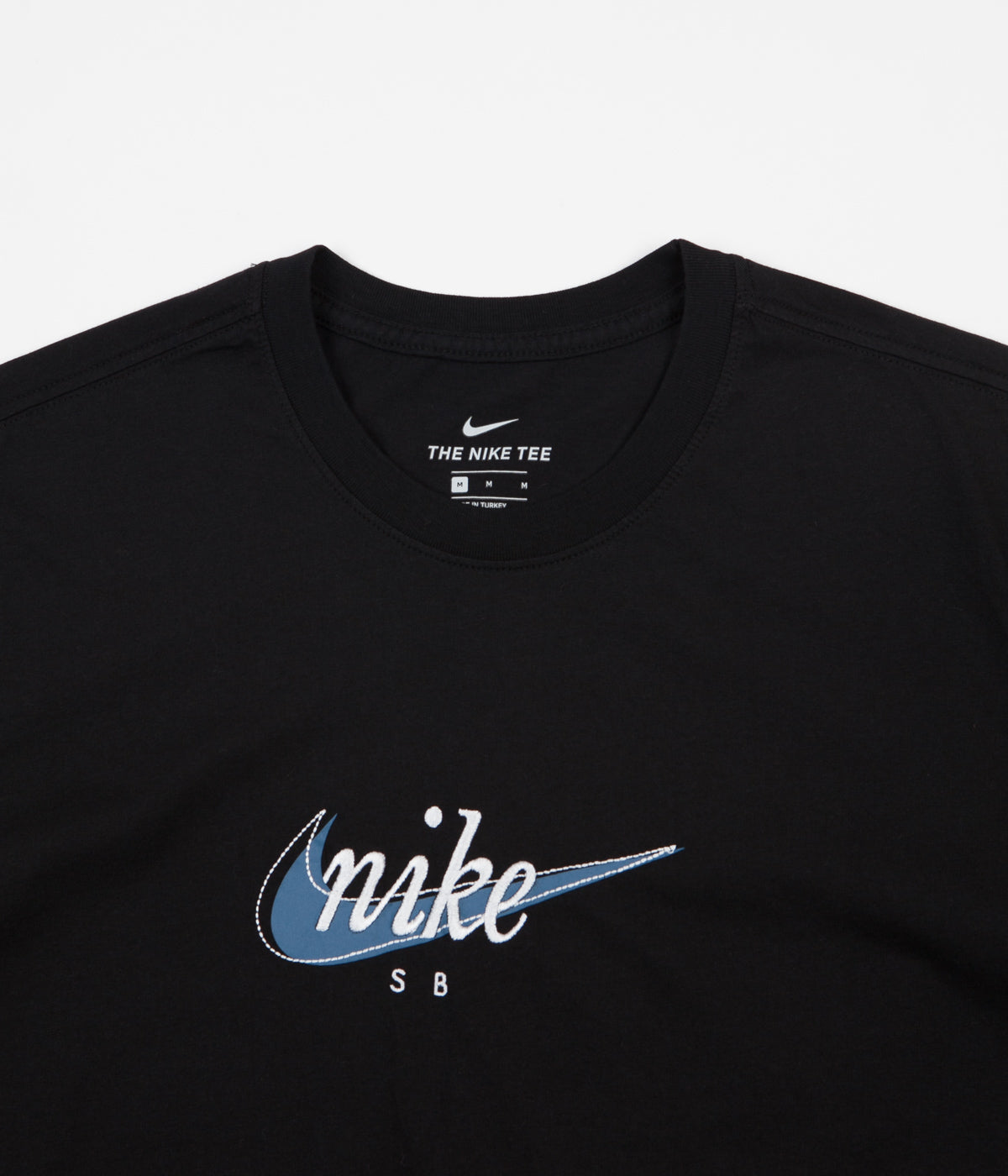 Droogte Arne Kaap Nike SB Futura T-Shirt - Black / Thunderstorm | Flatspot