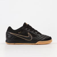 Nike SB Gato Shoes in Black and Black and Metallic Gold - Gum Yellow thumbnail
