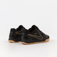 Nike SB Gato Shoes in Black and Black and Metallic Gold - Gum Yellow thumbnail