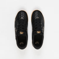 Nike SB Gato Shoes in Black and Black and Metallic Gold - Gum Yellow thumbnail