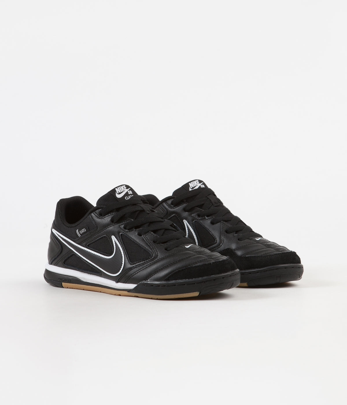 Nike sb gato black white gum Clearance