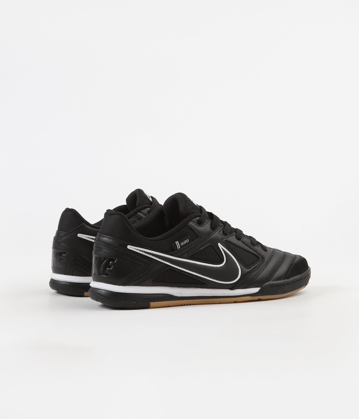 Nike SB Gato - Black / Black - White - Gum Light Brown | Flatspot