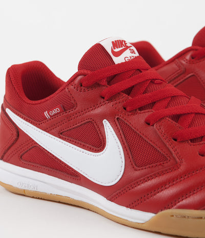 Nike SB Gato Shoes - University Red / White - Gum Light Brown
