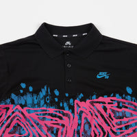 Nike SB GFX Polo Shirt - Black / Watermelon thumbnail