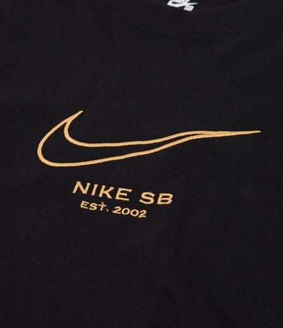Nike SB Luxury T-Shirt - Black / Gold | Flatspot