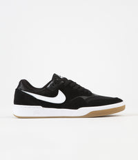 Nike SB GTS Return Shoes - Black / White - Black - Gum Light Brown