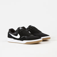 Nike SB GTS Return Shoes - Black / White - Black - Gum Light Brown thumbnail