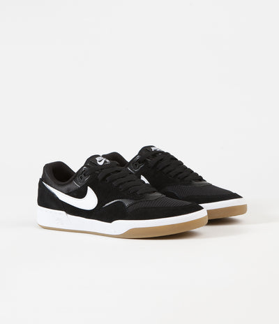 Nike SB GTS Return Shoes - Black / White - Black - Gum Light Brown