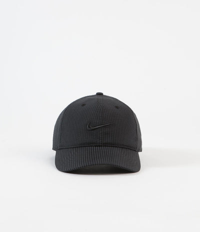 Nike SB H86 Flatbill Seersucker Cap - Black / Black