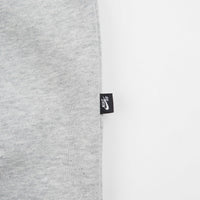 Nike SB Hand Script Logo Hoodie - Grey Heather / White thumbnail