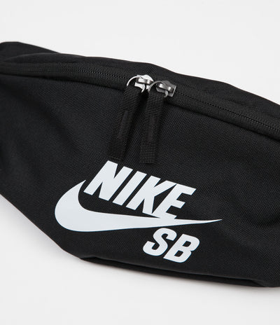 Nike SB Heritage Hip Bag - Black / Black / White