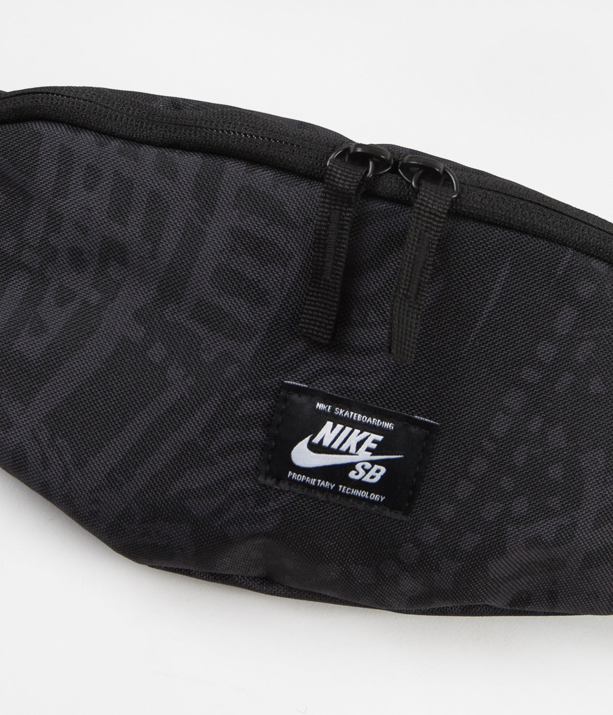 Nike SB Heritage Hip Pack Black Black White Flatspot