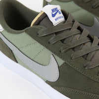 Nike SB Heritage Vulc Premium Shoes - Cargo Khaki / Medium Grey - Spiral Sage thumbnail