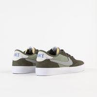 Nike SB Heritage Vulc Premium Shoes - Cargo Khaki / Medium Grey - Spiral Sage thumbnail